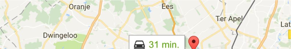 HOOGEVEEN - EMMEN De afstand tussen beide ziekenhuislocaties is 40,9 kilometer. Dit is de snelste route en in de auto zou dit 31 minuten in beslag nemen.