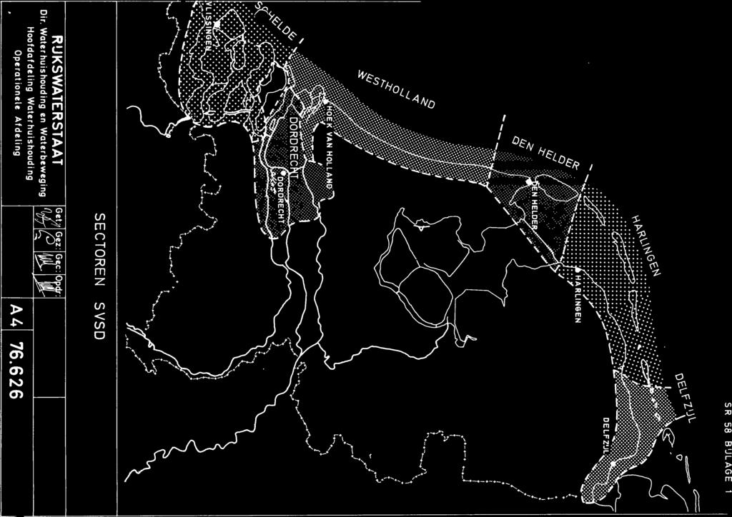 SR.58 B JLAGE 1 1 D ELF 0 SECTOREN SVSD RUKS WATERSTAAT Dir,