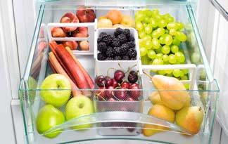 Het is bijvoorbeeld mogelijk te sorteren op soort fruit en groenten of te sorteren op houdbaarheidsdatum.