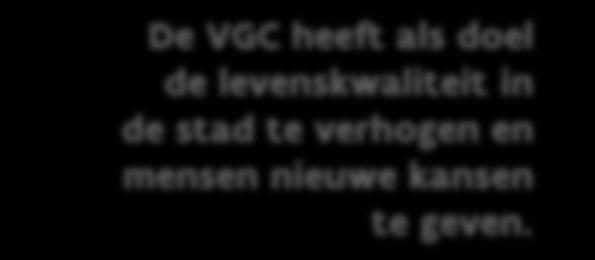 De Vlaamse Gemeenschapscommissie maakt deze missie waar vanuit haar institutionele positionering en haar bevoegdheden inzake cultuur, onderwijs, welzijn en gezondheid.