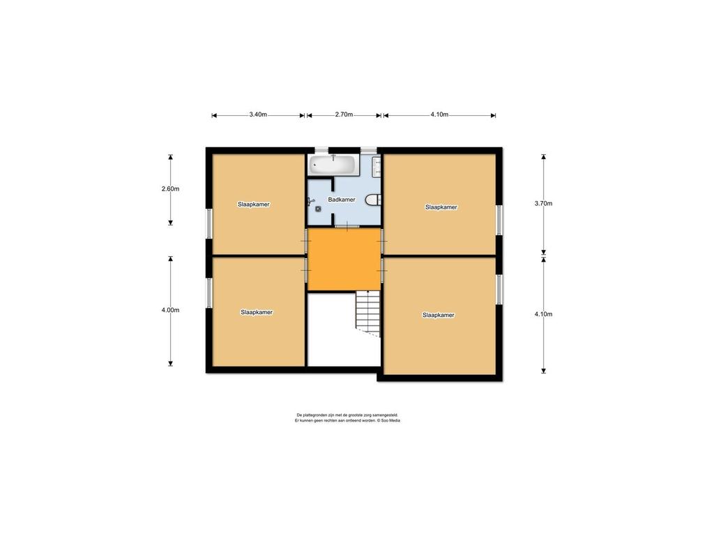 Plattegrond Aan de informatie in deze