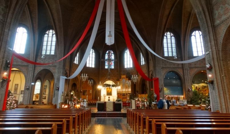 de bouw van de nieuwe kerk, de