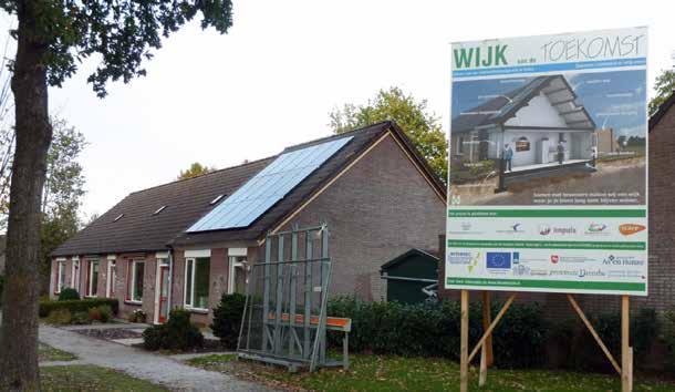 Zo hebben we onlangs de modelwoning aan de Wemenweg 19 geopend en is gestart met een campagne om ook de particuliere eigenaren te stimuleren hun woning te verduurzamen.