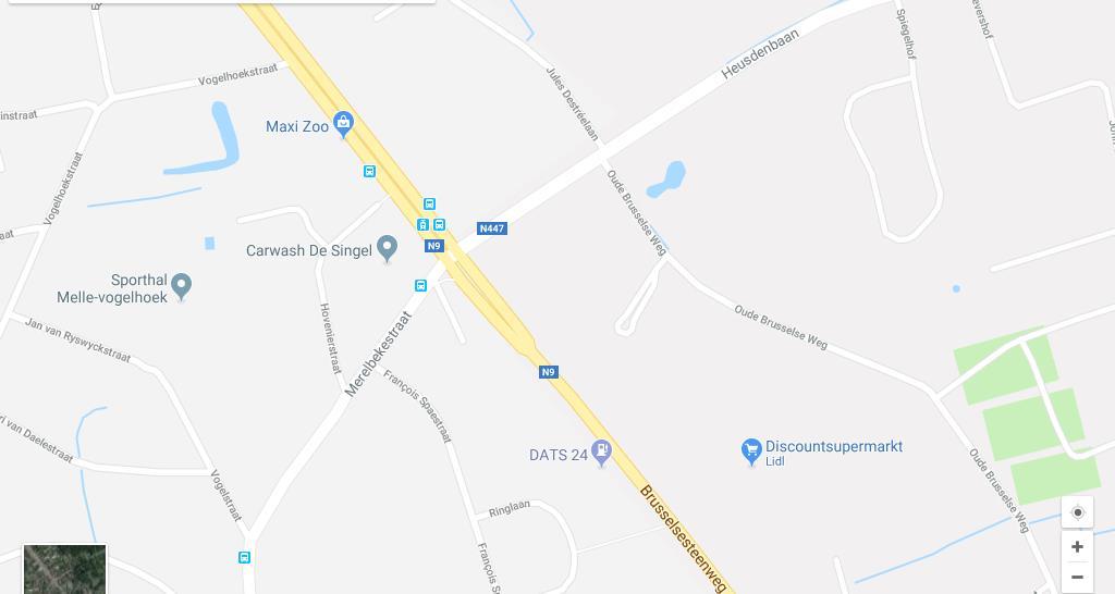 Maneuverdiagrammen kruispuntongevallen Concreet plan van aanpak Kruispunttelling op één dag o N9 Brusselsesteenweg N447 Heusdenbaan -