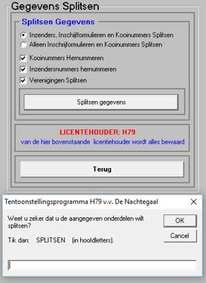 5.3H Controle Vogels/Kooien/Inschrijfformulieren U vindt de uitleg op pagina 26 5.