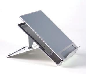 BakkerElkhuizen Ergo-Q 260 laptophouder 5 standen: in hoogte verstelbaar (hoogte achterzijde 9-21 cm)