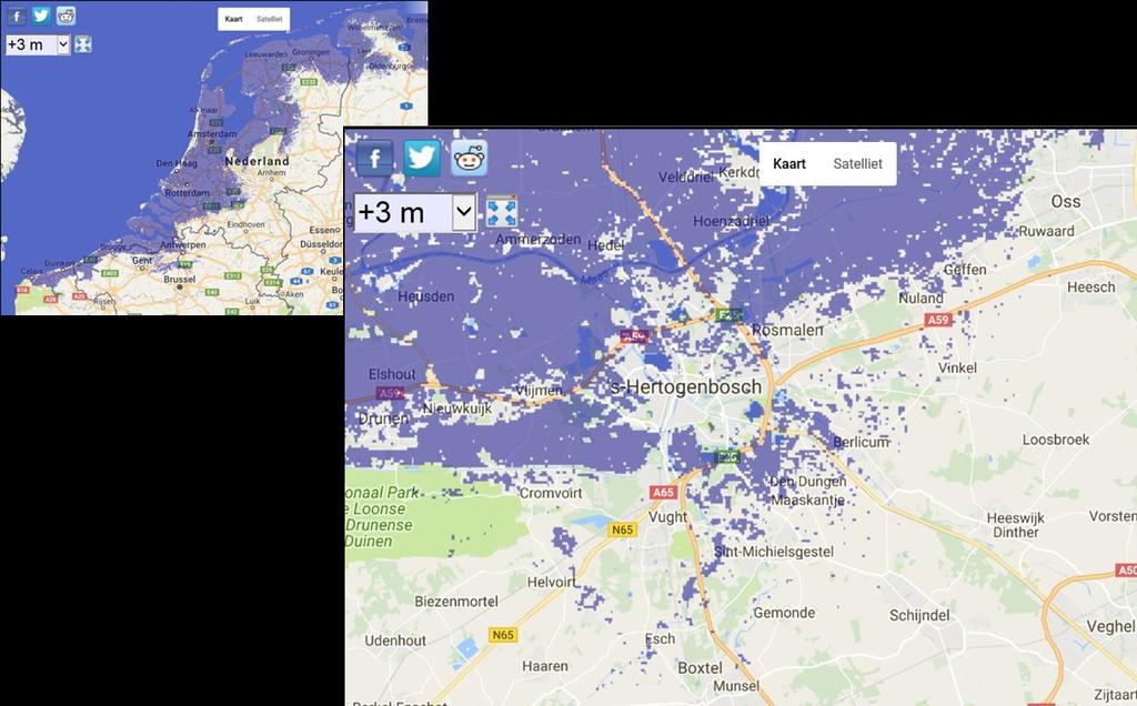 Klimaatscenario s 2014: Risico 2: stijging zeepeil periode Stijging