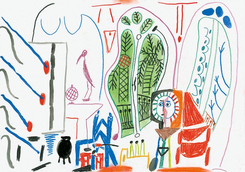 Persbericht Juni 2018 Marijn van Kreij: Nude in the Studio Van 30 juni tot en met 9 september 2018, in Marres, Maastricht Tekeningen uit de serie Untitled (Picasso, Le Carnet de La Californie, 1955),
