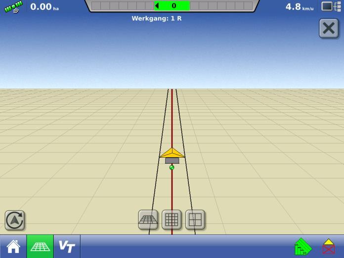 5 Omkeerknop De omkeerknop is alleen aanwezig op systemen zonder steercontroller/gyroscoop. Als de trekker niet in de juiste richting gaat op het scherm bijv.