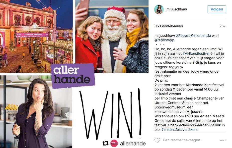 Kerstcontent zorgt voor meer likes Zijn we door al deze lekkere tips en tricks de supermarkten ook massaal meer gaan liken?