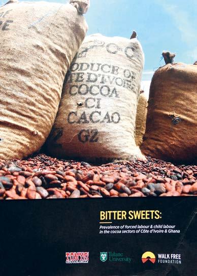 hoofdstuk zes: oproep aan big choco kom in actie De cacaoketen heeft de vorm van een zandloper.
