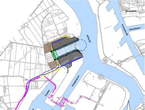 Tabel 1: Overzicht van de alternatieven en bouwstenen 1. Bouw van een Saeftinghedok (Fase 1) Dit alternatief houdt de bouw in van een nieuw getijdendok ten noorden van het Deurganckdok.