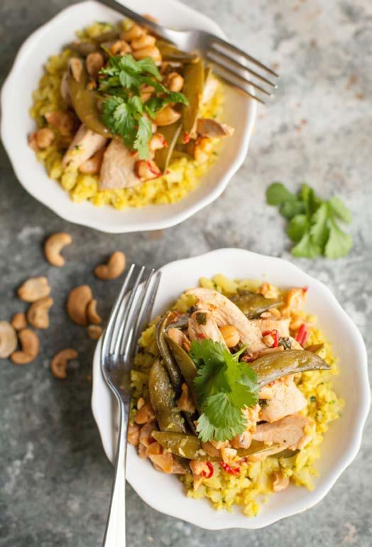 SNELLE THAISE KIP MET BOONTJES VOOR 1 PERSOON Afgelopen winter was ik op vakantie in Thailand en ben ik verliefd geworden op het Thaise eten.