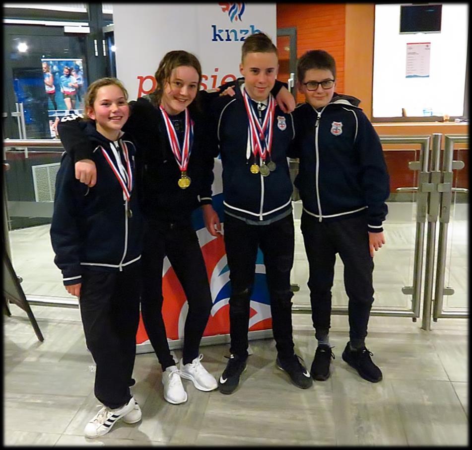 Amber is Nederlands Paralympisch kampioen geworden op de 400 vrij en de 50 school en Michael werd Nederlands kampioen op de 50 rug. Ook won Amber nog 2x zilver en Michael 3x zilver.
