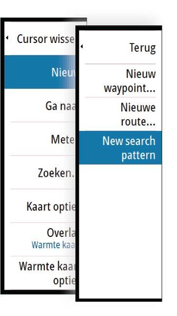 Ú Notitie: U hebt een abonnement op een SIRIUS-datapakket nodig om tankstations te kunnen zoeken en er moet een AIS-ontvanger aangesloten zijn om vaartuigen te kunnen zoeken.