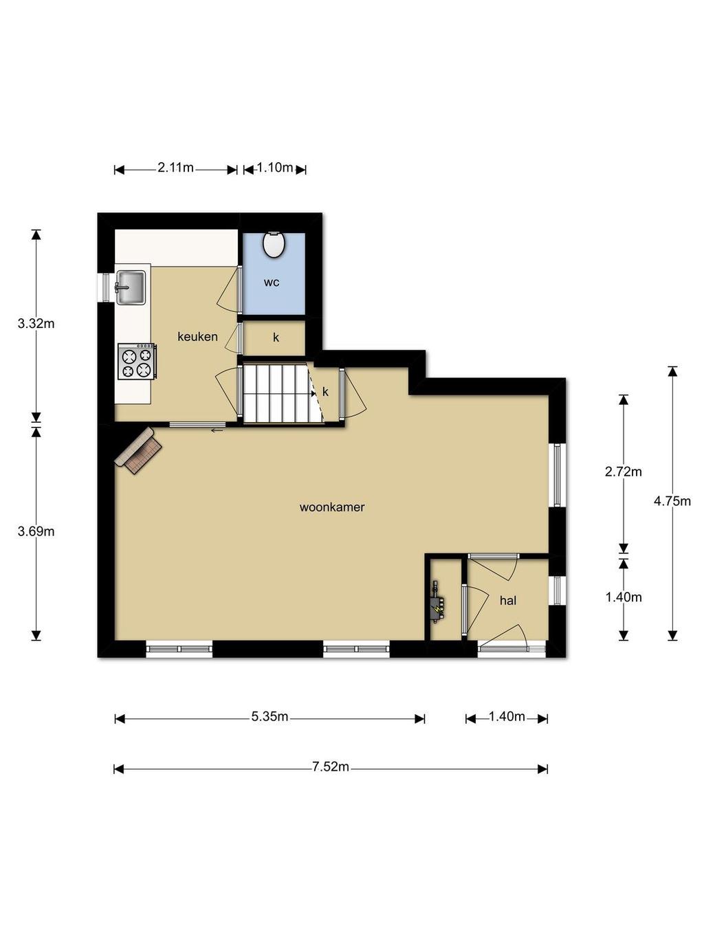 Plattegrond Groote