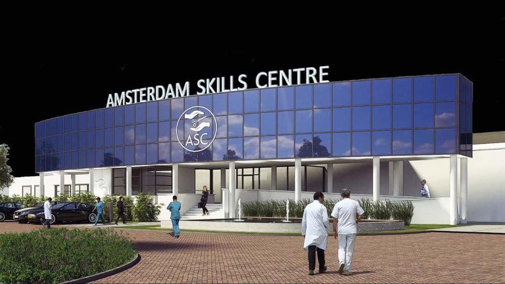 hot floor Artist s impression van het nieuwe Amsterdam Skills Centre.
