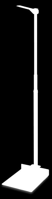 Lengtemeters Meetinstrumenten Draagbare stadiometer ADE MZ10042 Mechanische stadiometer ADE MZ10038 Telescopische lengtemeter voor weegschaal en voor wandmontage