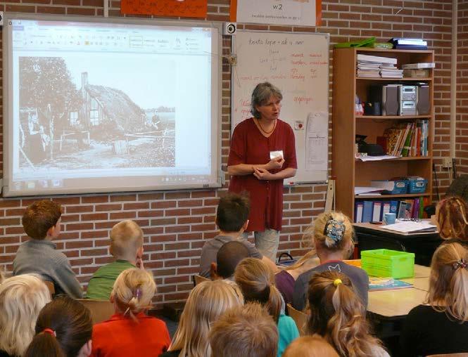 Natuurlijk gaan de kinderen zelf ook aan de slag met het