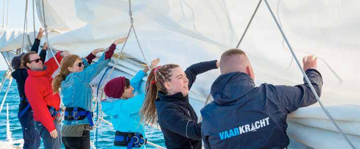 Jongeren en bijzondere projecten De Eendracht maximaal inzetten voor jongeren is de doelstelling van Stichting Zeilschip Eendracht.