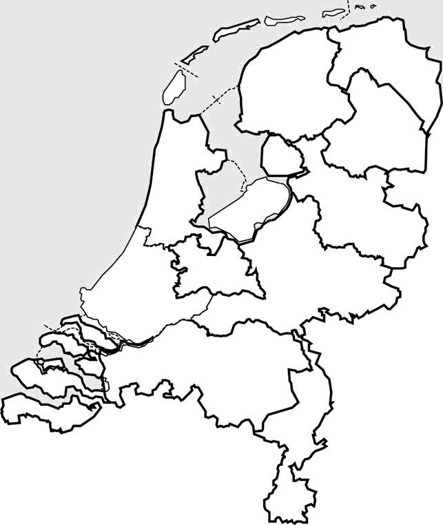 Aardrijkskunde Gebruik hiervoor een atlas. Zoek de kaart van Nederland Staatkundig op. In welke provincie woon jij? kleur deze provincie geel.