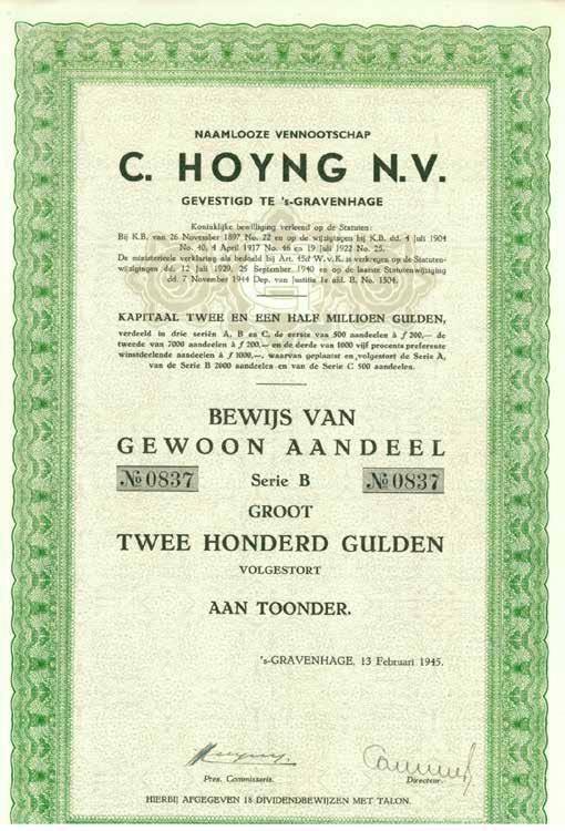 C. HOYNG N.V.