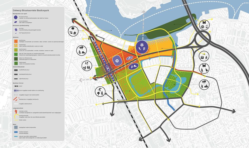 2.5 Startfase: station Stadion is een evenementenstation. De huidige situatie met het evenementenstation en het tramnetwerk blijft voortbestaan.