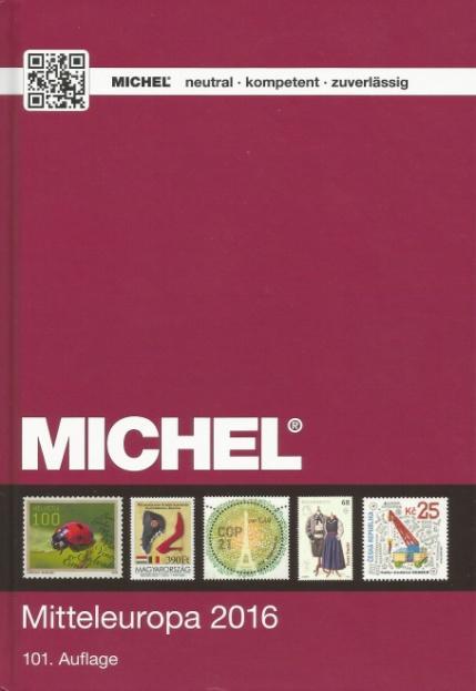 Titel: MICHEL Europa-Katalog - 2016 Band 1: Mitteleuropa Band 2: Südwesteuropa Band 3: Südeuropa De delen 1, 2 en 3 van de Europa reeks zijn weer voorhanden!