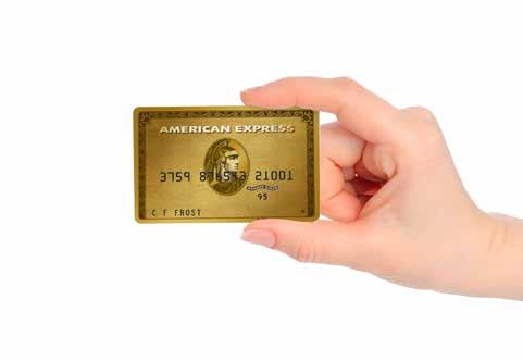 Door uw tandtechnische nota s via de Excent Goldcard van American Express te betalen maakt u gebruik van een uniek loyaliteitsprogramma van American Express.