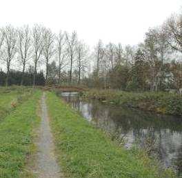 Mocht er langsheen de Belselebeek een pad liggen dan zou het traject 8 km