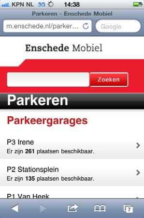 locaties. Maastricht heeft een app (Maastricht Bereikbaar) die informatie geeft over zowel auto, fiets als openbaar vervoer.