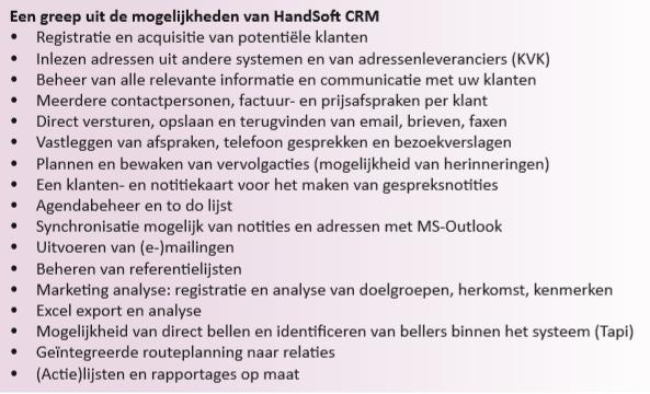 CRM in de