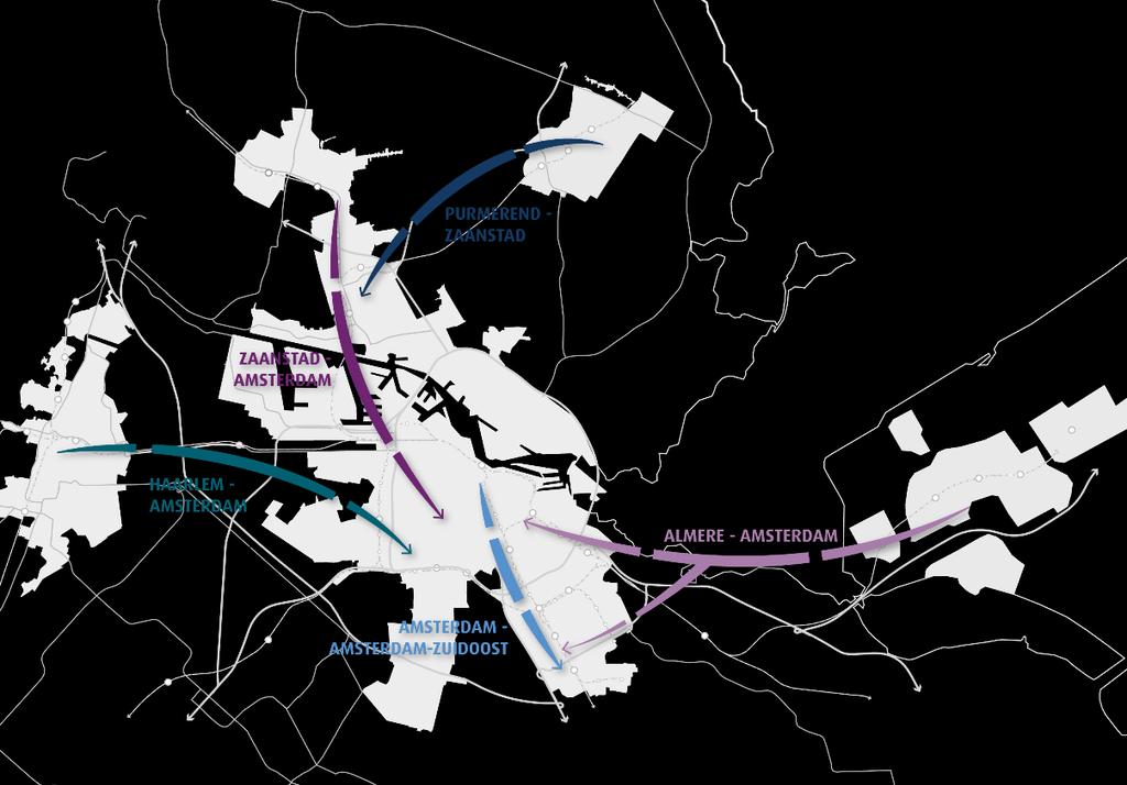 voor de zomer van 2016 (april tm mei) is een pilot uitgevoerd op de relatie Haarlem- Amsterdam, een van de drukste corridor in de regio.