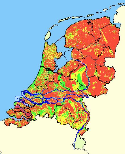 Grondwater De droogtesituatie is min of meer gelijk aan de situatie in het droogtebericht van 2 mei.