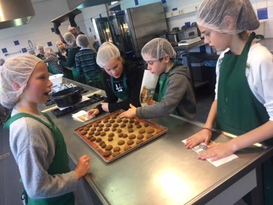 De school had een grote plantage en ze hadden ook heel erg veel dieren, zoals een varken, kippen, vogels, konijnen en paarden.