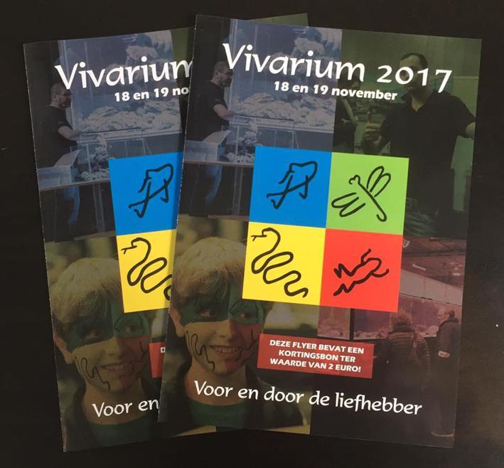 Vivarium 2017 18 en 19 november wordt weer de vivariumbeurs in Nieuwegein gehouden.