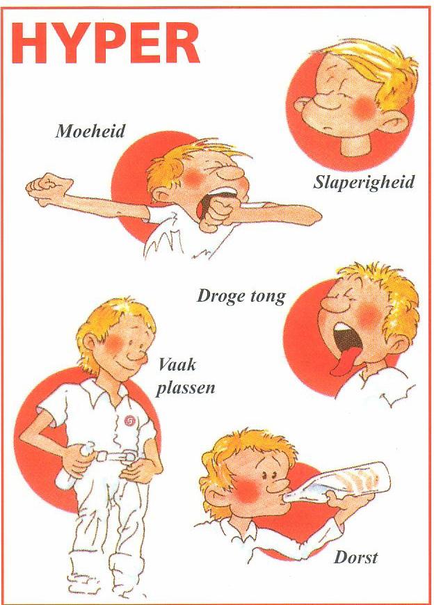 5. Wat is hyperglycemie? Hyperglycemie betekent een te hoge bloedsuikerspiegel en kan allerlei klachten veroorzaken.