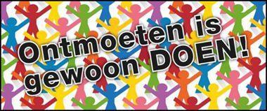 Ontmoeten is gewoon doen In de week van 24 september is de actieweek van Ontmoeten is gewoon doen.