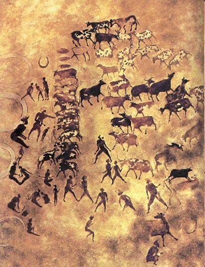 The earliest infograpics are Cave paintings (also known as "parietal art") are painted drawings on cave walls or