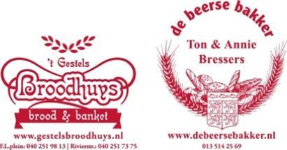 ADVERTENTIE t Gestels Broodhuys Tegen inlevering van deze bon: 2 gebakjes naar keuze ½ brood naar keuze 2 croissants 4 zachte broodjes 2 harde broodjes Van 11.05 voor 6.