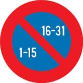 Artikel 16 Verkeersborden E1, E3, E5, E7 en van type E9 betreffende het stilstaan en het parkeren niet in acht nemen. Artikel 17 E1 E3 E5 E7 typee9 Verkeersbord E11 niet in acht nemen.
