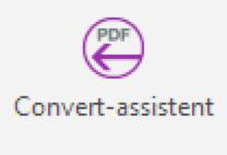 9 PDF- of XPS-bestanden converteren via het bureaublad 1. Klik met de rechtermuisknop op één PDF- of XPS-bestand op het bureaublad. 2. Klik in het snelmenu op PDF/XPS converteren. 3.