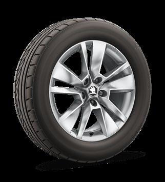 ŠKODA KAROQ BUSINESS VELGEN Lichtmetalen velgen 17" RATIKON 215/55 R17 Lichtmetalen velgen 17"