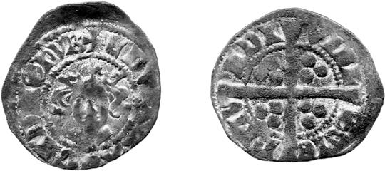 Penny (sterling) van Edward II koning van Engeland (1307-1327) Zoals hiervoor geschreven is niet exact geweten wanneer de middeleeuwse stadsomwalling is gebouwd.