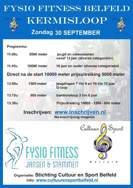 Wandeltocht en kermisloop 2018