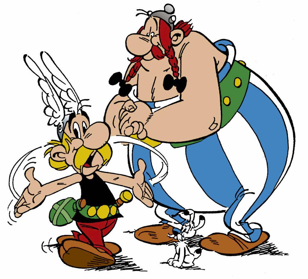 Asterix & Obelix, het cijfergeheim van de Romeinen Ceasar heeft al zijn commandanten bij elkaar geroepen en een nieuw strijdplan bedacht.