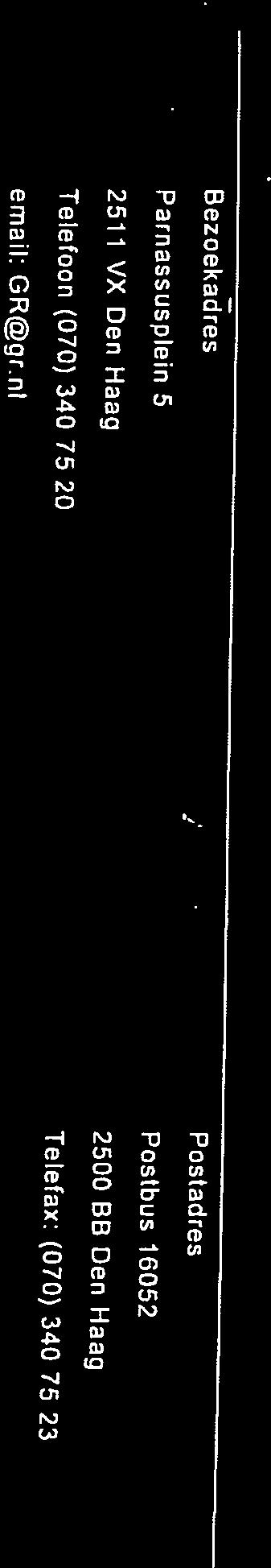 Bezoekadres Postadres SCf 1 - prof.