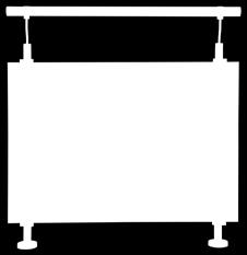 s geschkt voor een glasdkte van 8 mm. Bjpassend plexglas van 8 mm (helder, antracet, mat) s verkrjgbaar n lengtes van 1500 en 2000 mm (hoogte 673 mm).