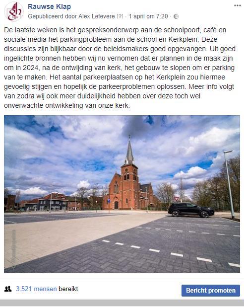 Kerk in de spotlights Vooral via