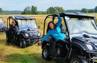 Na een gezellige ontvangst met koffie/thee en iets lekkers ga je (mits in bezit van een geldig B-rijbewijs en 21 jaar of ouder) op pad met een elektrische terreinauto.